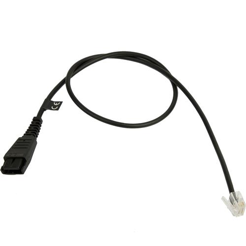 CABLE W/ QD TO RJ45 PLUG 8PIN F/ AGFEO ST 40