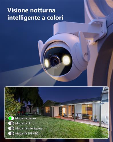 Imou Cruiser 2 - 3K - Telecamera Motorizzata da esterno Full Color in Wi-Fi 6