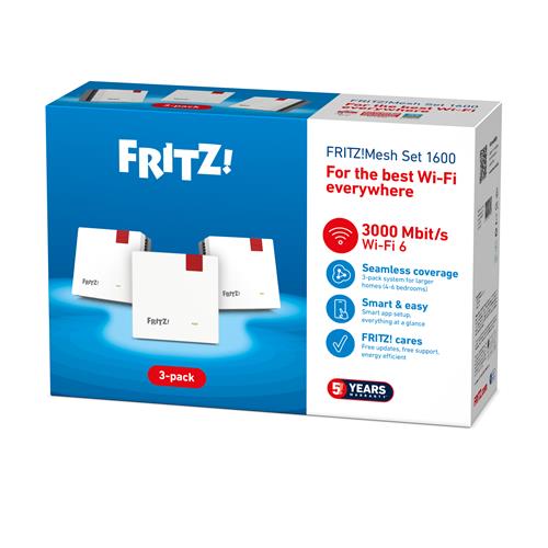 FRITZ MESH SET 1600 3-PACK EDITION INTERNATIONAL