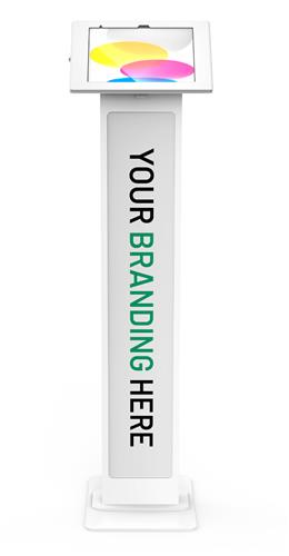 IPAD 10-11 GEN APEX ENCLOSURE BRANDABLE FLOOR STAND