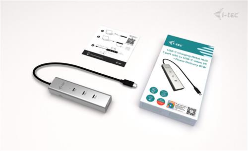 I-TEC USB-C CHARGE HUB 5 PORTS WITH USB-C VIDEO 8K PD 85W