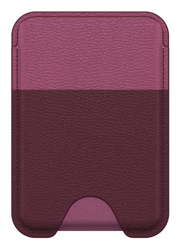 OB SYMMETRY CACTUS LEATHER MagSafe Wallet Maroon Bells-pink