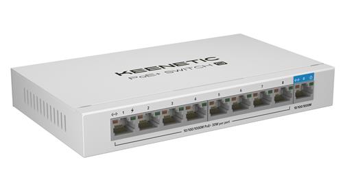 POE+ SWITCH 9 - 1 PORTA 1GBPS + 8 PORTE 1 GBPS POE+ 120W