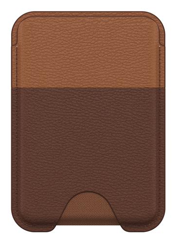 OB SYMMETRY CACTUS LEATHER MagSafe Wallet Rich Adobe-brown