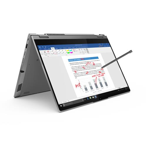 Lenovo ThinkBook 14s Yoga Intel Core i7 i7-1355U Ibrido (2 in 1) 35,6 cm (14) Touch screen Full HD 16 GB DDR4-SDRAM 512 GB SSD Wi-Fi 6 (802.11ax) Windows 11 Pro Grigio