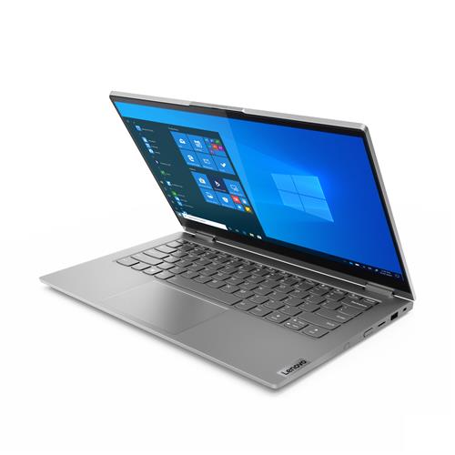 Lenovo ThinkBook 14s Yoga Intel Core i7 i7-1355U Ibrido (2 in 1) 35,6 cm (14) Touch screen Full HD 16 GB DDR4-SDRAM 512 GB SSD Wi-Fi 6 (802.11ax) Windows 11 Pro Grigio