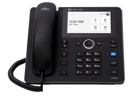 TEAMS C455HD IP-PHONE POE GBE BLACK2 ETHERNET 10/100/1000 PORT