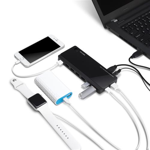UH720 7 PORT USB 3.0 HUB W/ 2 PORTS
