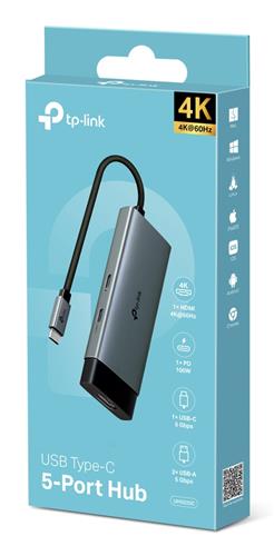 USB TYPE-C 5-PORT HUB