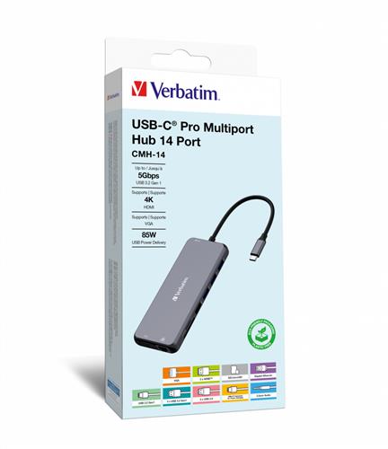 USB-C PRO MULTIPORT HUB 14 PORT CMH-14