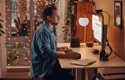 HP EliteDesk 8 Mini G1a Next Gen AI Wolf Pro Security Edition Copilot+ PC AMD Ryzen AI 5 340 32 GB DDR5-SDRAM 512 GB SSD Windows 11 Pro Mini PC AI PC Nero