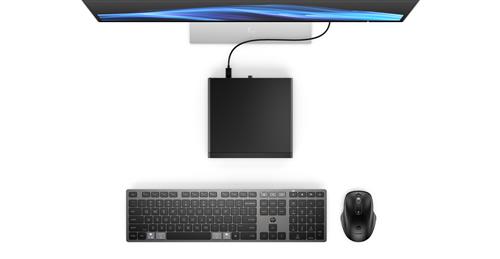 HP EliteDesk 8 Mini G1a Next Gen AI Wolf Pro Security Edition Copilot+ PC AMD Ryzen Al 7 350 16 GB DDR5-SDRAM 512 GB SSD Windows 11 Pro Mini PC AI PC Nero