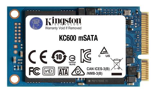 1024GB KC600MS SATA3 MSATA SSD ONLY DRIVE