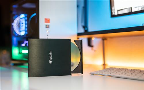 EXT. SLIMLINE CD/DVD WRITER USB 3.2 GEN 1/USB-C BLACK