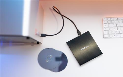 EXT. SLIMLINE CD/DVD WRITER USB 3.2 GEN 1/USB-C BLACK