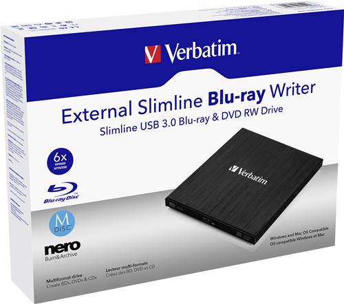 EXTERNAL SLIMLINE BLU-RAY USB 3.0