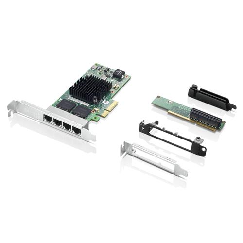 INTEL I350-T4 4 ETHERNET CARD F/ TC M + TS P330 TINY
