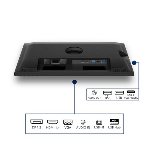 24IN IPS 1920X1200 16:10 1500:1 4MS D-SUB HDMI DP