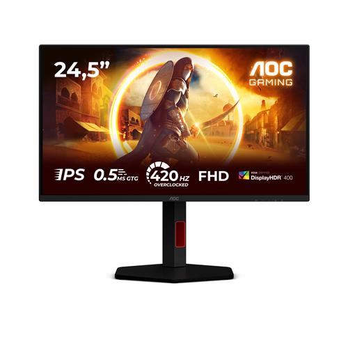 25G4KUR 24.5IN 1920X1080 16:9 400HZ 1000:1 0.5MS HDMI DP