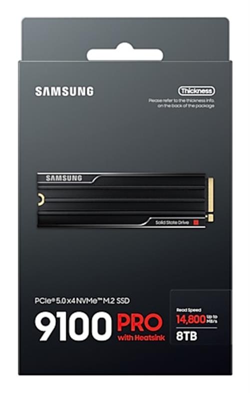 SSD 9100 PRO HEATSINK 8TB PCIE 5.0 NVME M.2