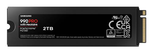 SSD 990 PRO HEAT. 2TB PCIE M.2 NVME 2.0