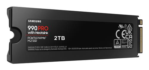 SSD 990 PRO HEAT. 2TB PCIE M.2 NVME 2.0