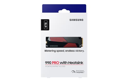 SSD 990 PRO HEAT. 4TB PCIE M.2 NVME 2.0