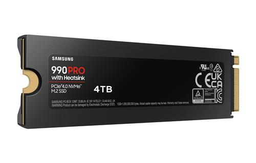 SSD 990 PRO HEAT. 4TB PCIE M.2 NVME 2.0