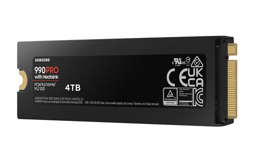 SSD 990 PRO HEAT. 4TB PCIE M.2 NVME 2.0