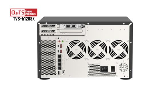 TVS-H1288X-W1250-16G 12 BAY 3.3 GHZ 6C 16GB DDR4 4 x 2.5GbE