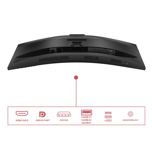 CU34E4CW 34IN VA 3440X1440 21:9 4ms 3500:1 120Hz HDMI DP USB-C