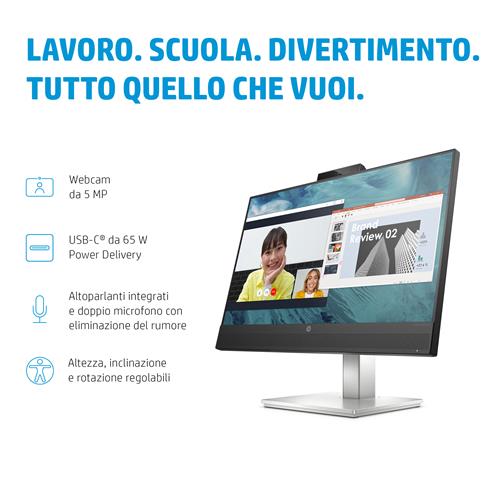 HP E24m G4 FHD USB-C Conferencing Monitor