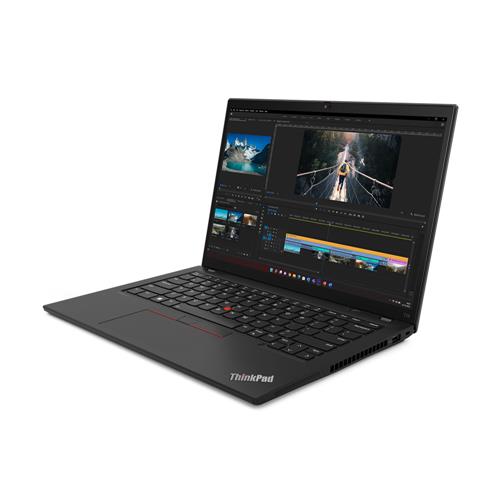 Lenovo ThinkPad T14 Intel Core i7 i7-1355U Computer portatile 35,6 cm (14) WUXGA 16 GB DDR5-SDRAM 512 GB SSD Wi-Fi 6E (802.11ax) Windows 11 Pro Nero