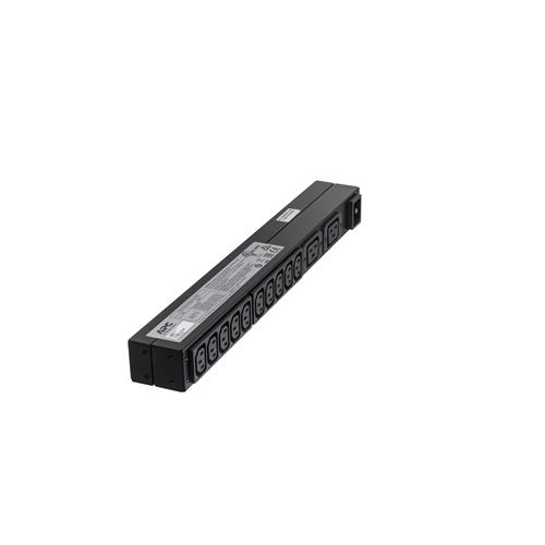 APC RACK PDU BASIC 1 U 16A 230V unità di distribuzione dell'energia (PDU) 12 presa(e) AC 0U/1U Nero