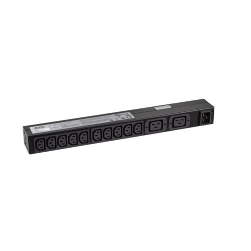 APC RACK PDU BASIC 1 U 16A 230V unità di distribuzione dell'energia (PDU) 12 presa(e) AC 0U/1U Nero