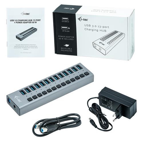 I-TEC USB 3.0 HUB 13 PORT 60 W I-TEC USB 3.0 HUB 13 PORT 60 W