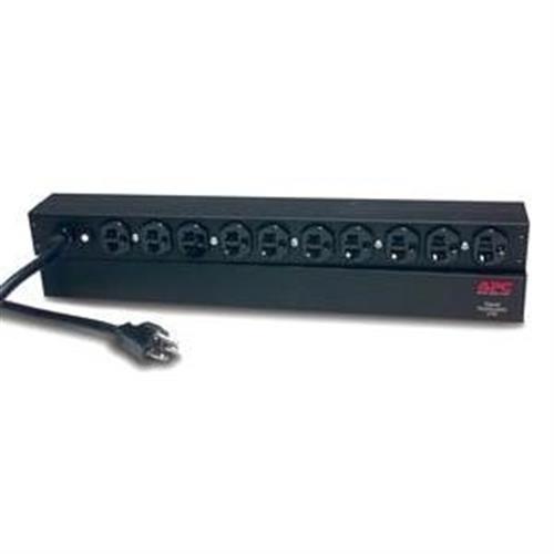 APC Rack PDU, Basic, 1U, 20A, 120V unità di distribuzione dell'energia (PDU) Nero