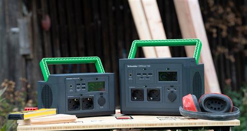 SCHNEIDER OFFGRID PORTABLE PWR STATION 500 517WH LI-ION 2SCHUKO