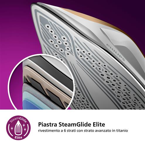 CALDAIA C/CONT. 2400W VAPORE CONTINUO 40GR/MINPIASTRA STEAM G