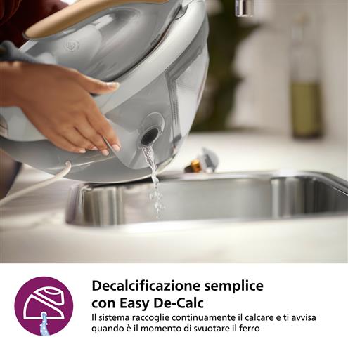 CALDAIA C/CONT. 2400W VAPORE CONTINUO 40GR/MINPIASTRA STEAM G