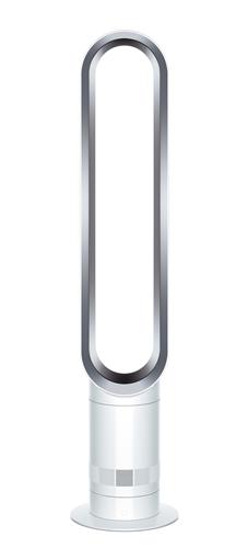 COOL VENTILATORE A TORRE BIANCO ASCIUGACAPELLI NICKEL E RAME