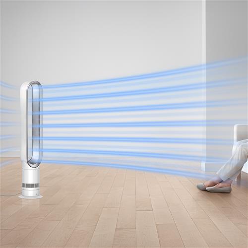 COOL VENTILATORE A TORRE BIANCO ASCIUGACAPELLI NICKEL E RAME