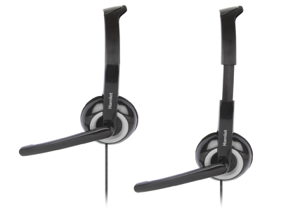 Hamlet Smart Headset cuffia per computer con microfono e connessione usb