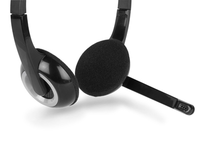 Hamlet Smart Headset cuffia per computer con microfono e connessione usb