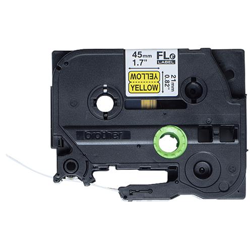 FLE6511 BLACK ON YELLOW FLAG TAPE