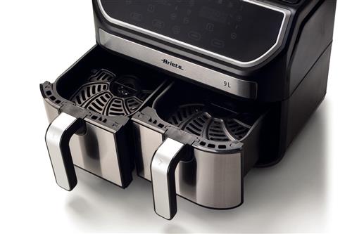 FRIGGITRICE AD ARIA 2100W 9LT 2 CESTELLI 3 PIE36KG