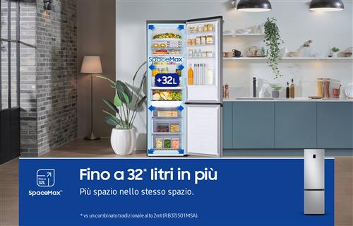 FRIGO COMBI 390LT H203 NF INOX C DISPLAY WIFI