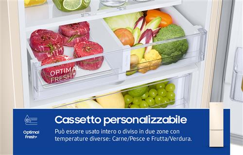 FRIGO COMBI 390LT H203 NF SABBIA D