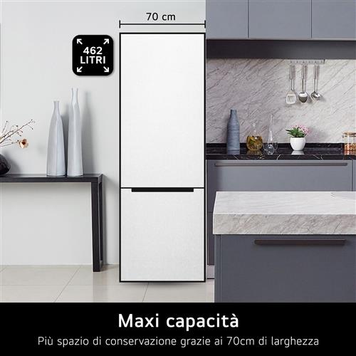 LG GBB567PZCMB Libera installazione 462 L Acciaio inox