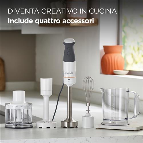 FRULLATORE TRIBLADE XL HBM40306 MIXER A IMMERS. 850W GRIGIO BIAN